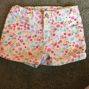 Flower shorts toddler girl
